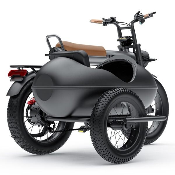 COSWHEEL CT20 Electric Cargo Bike With Sidecar Vintage Side Car Fat Tyre E Bike Electric Tricycle